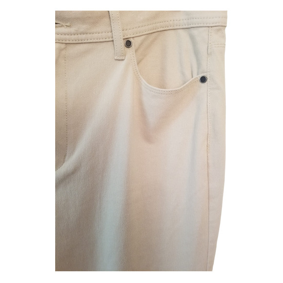 Coldwater Creek Classic Fit Beige Women's Jeans Size 14 34/35 Inseam 35 in - Picture 5 of 8